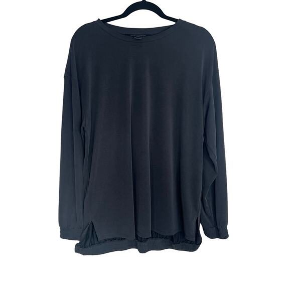 French Connection modal Tunic long sleeve shirt pullover size Large‎ - Picture 1 of 7
